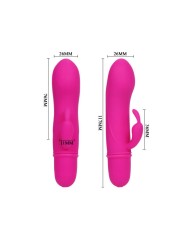 PRETTY LOVE - FLIRTATION VIBRATOR WITH RABBIT CAESAR