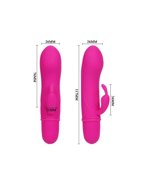PRETTY LOVE - FLIRTATIE VIBRATOR MET KONIJN CAESAR