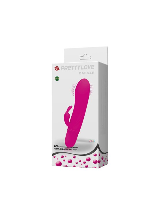 PRETTY LOVE - FLIRTATIE VIBRATOR MET KONIJN CAESAR
