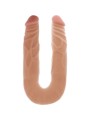 GET REAL - DUBBELE DONG 35 CM NATUURLIJK