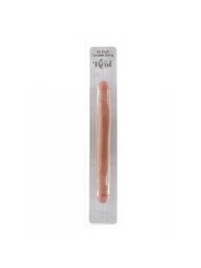 GET REAL - DUBBELE DONG 35 CM NATUURLIJK