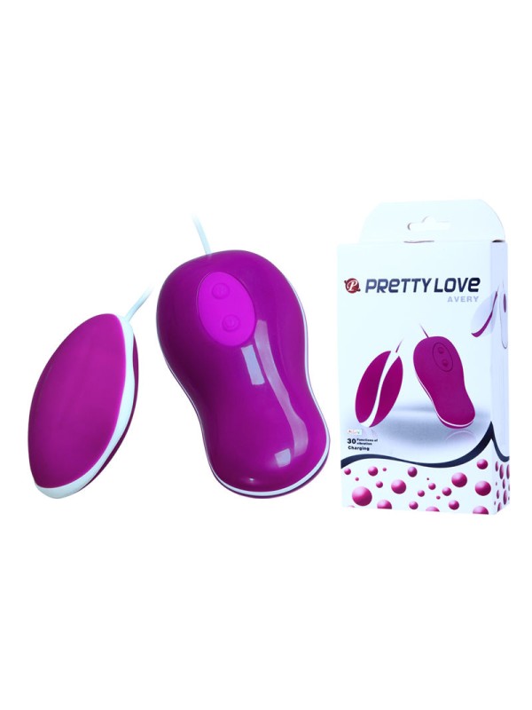 PRETTY LOVE - FLIRTATION OEUF VIBRANT AVEC TÉLÉCOMMANDE AVERY
