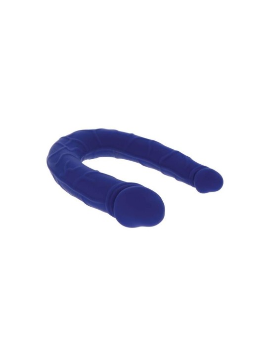 GET REAL - BLAUWE REALISTISCHE MINI DUBBELE DONG