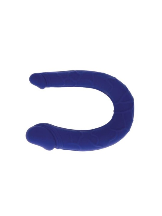GET REAL - BLAUWE REALISTISCHE MINI DUBBELE DONG