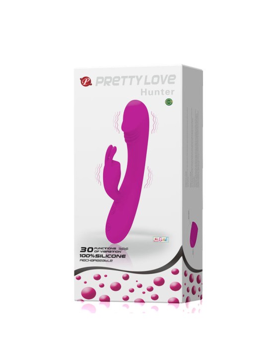 PRETTY LOVE - SMART VIBRADOR CON RABBIT 30 MODOS HUNTER