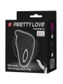 PRETTY LOVE - VINGERHOED TRILLENDE RING ZWART
