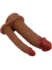 PRETTY LOVE - GORAN DILDO DUPLO REALISTA NATURAL MULATO