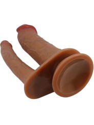 PRETTY LOVE - GORAN DILDO DUPLO REALISTA NATURAL MULATO