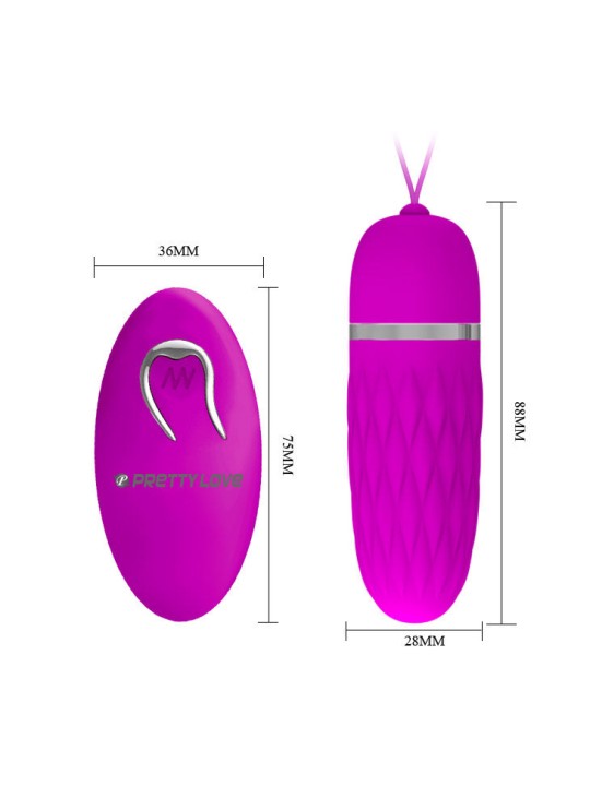 PRETTY LOVE - FLIRTATION HUEVO VIBRADOR DAWN
