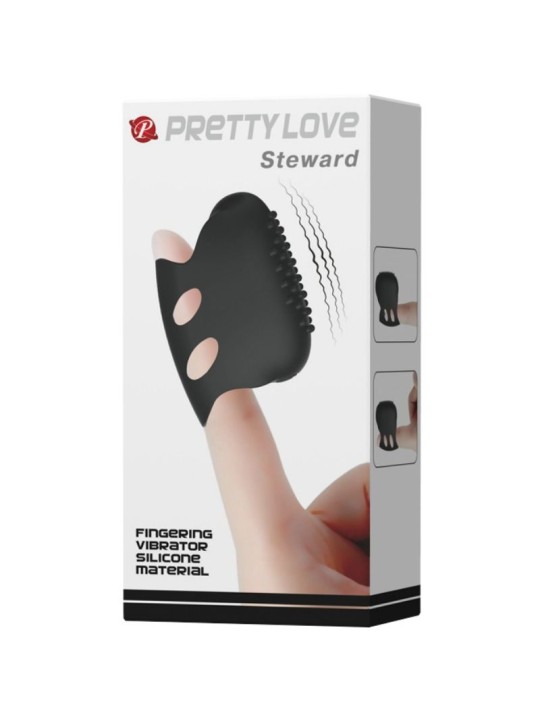 PRETTY LOVE - FLIRTATION DÉS VIBRATION NOIR STEWARD