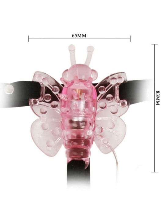 BAILE - HARNESS WITH MULTIVESPEED VIBRATING BUTTERFLY