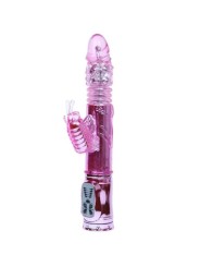 BAILE - RECHARGEABLE VIBRATOR WITH ROTATION AND THROBBING BUTTERF STIM
