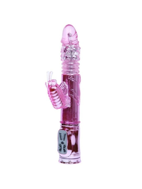 BAILE - VIBRATEUR RECHARGEABLE AVEC STIMULATEUR DE PAPILLON ROTATION E