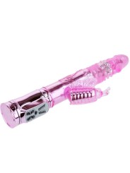 BAILE - RECHARGEABLE VIBRATOR WITH ROTATION AND THROBBING BUTTERF STIM