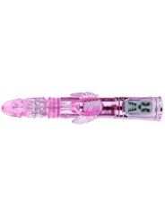 BAILE - RECHARGEABLE VIBRATOR WITH ROTATION AND THROBBING BUTTERF STIM