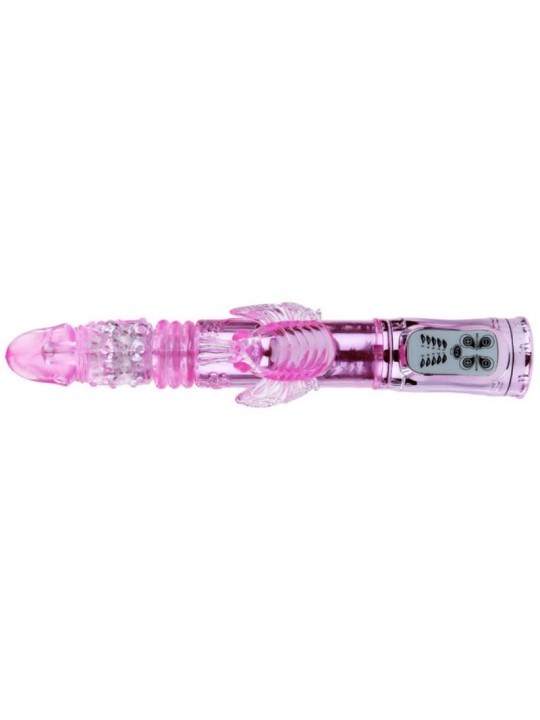 BAILE - VIBRATEUR RECHARGEABLE AVEC STIMULATEUR DE PAPILLON ROTATION E