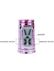 BAILE - WIEDERAUFLADBARER VIBRATOR MIT ROTATION UND POCHENDEN SCHMETTE