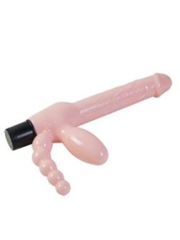 BAILE - HARNAIS SANS CORDE TPR AVEC VIBRATION ET STIMULATION ANAL 25.4