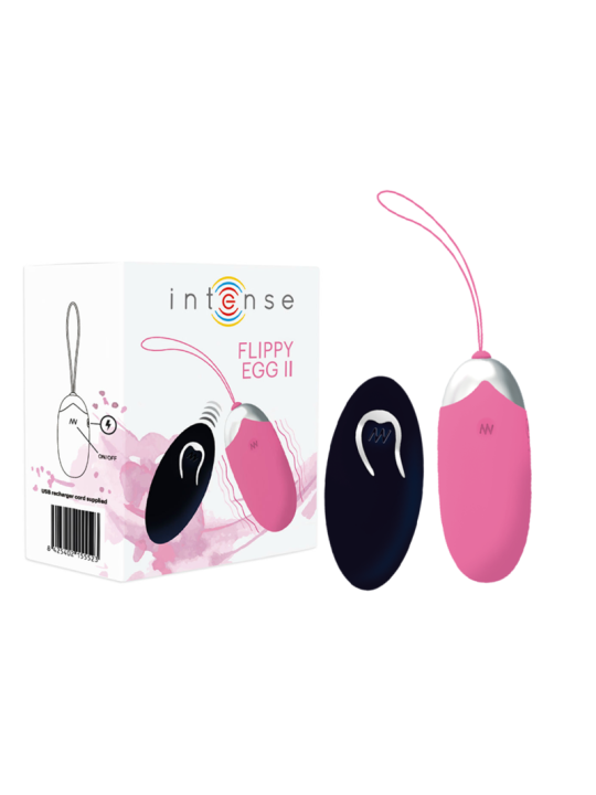 INTENSE - FLIPPY II OPLAADBARE EGG AFSTANDSBEDIENING ROZE