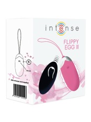 INTENSE - OEUF VIBRANT FLIPPY II AVEC TÉLÉCOMMANDE ROSE