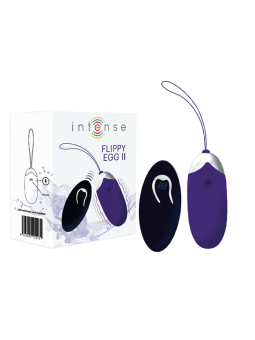 INTENSE - FLIPPY II VIBRATING EGG WITH REMOTE CONTROL PURPLE