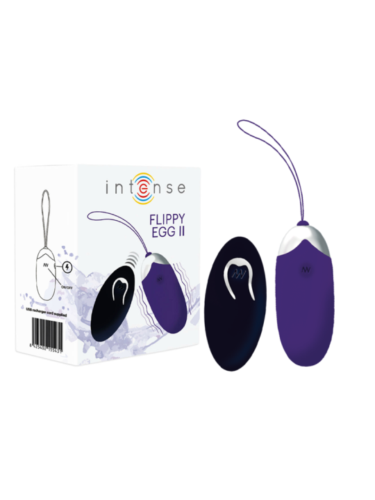 INTENSE - FLIPPY II VIBRANTE OVO COM CONTROLE REMOTO ROXO