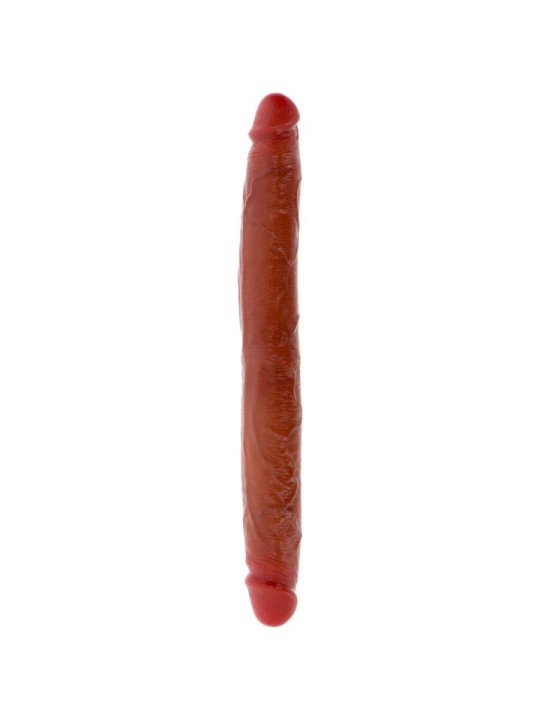 GET REAL - DILDO IN SILICONE A DOPPIA ESTREMITÀ CARAMELLO 35 CM