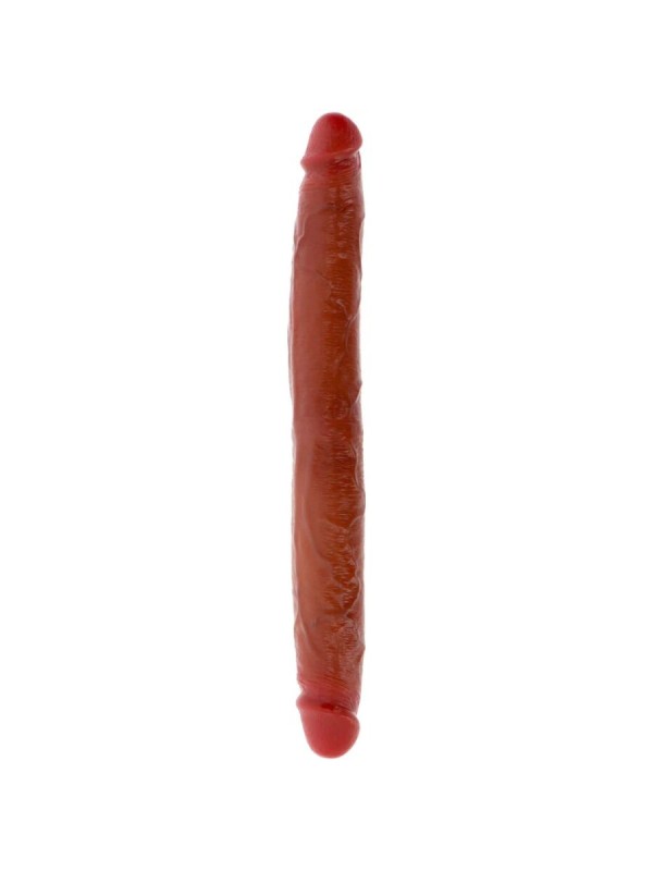 GET REAL - DILDO IN SILICONE A DOPPIA ESTREMITÀ CARAMELLO 35 CM