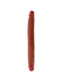 GET REAL - DILDO DOBLE DONG DE SILICONA CARAMELO 35 CM