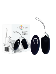 INTENSE - OEUF VIBRANT FLIPPY II AVEC TÉLÉCOMMANDE NOIR
