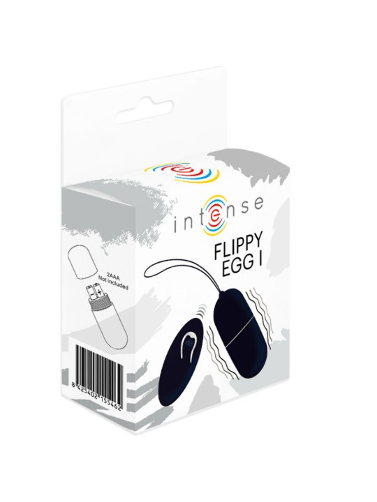 INTENSE - FLIPPY I VIBRATING OGG COM CONTROLE REMOTO PRETO