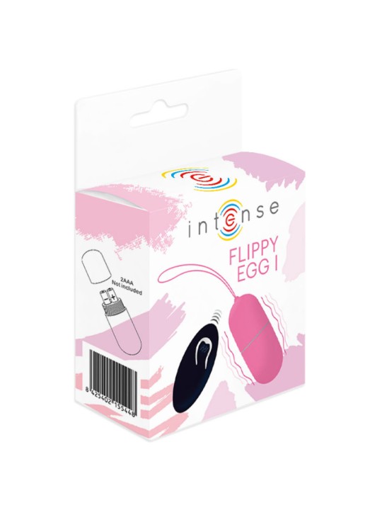 INTENSE - FLIPPY I VIBRATING EGG WITH REMOTE CONTROL PINK