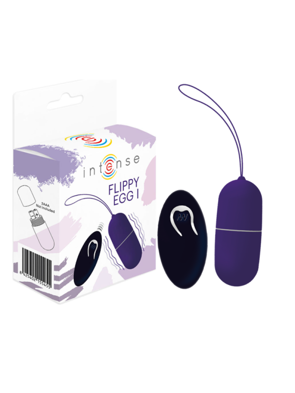 INTENSE - FLIPPY I VIBRATING EGG WITH REMOTE CONTROL PURPLE
