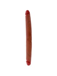 GET REAL - DOUBLE-ENDED SILICONE DILDO CARAMEL 40 CM