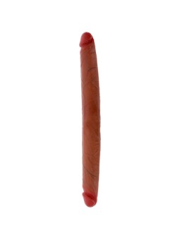 GET REAL - DOPPELENDES SILIKON-DILDO KARAMELL 40 CM