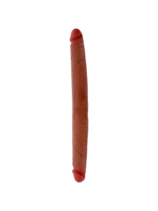 GET REAL - DILDO IN SILICONE A DOPPIA ESTREMITÀ CARAMELLO 40 CM