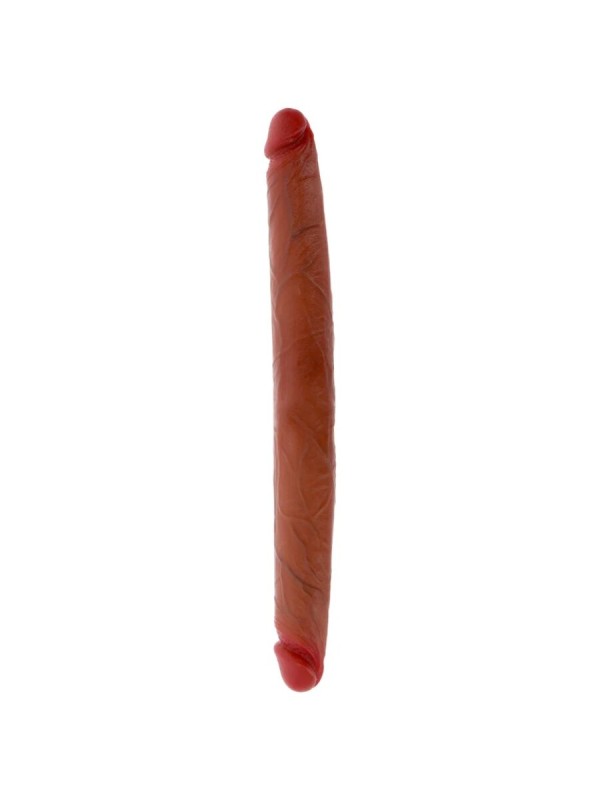 GET REAL - DILDO IN SILICONE A DOPPIA ESTREMITÀ CARAMELLO 40 CM