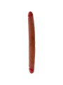 GET REAL - DILDO DOBLE DONG DE SILICONA CARAMELO 40 CM