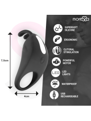 MORESSA - BRAD PREMIUM SILICONE RECARREGVEL PRETO