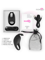 MORESSA - BRAD PREMIUM SILICONE OPLAADBAAR ZWART