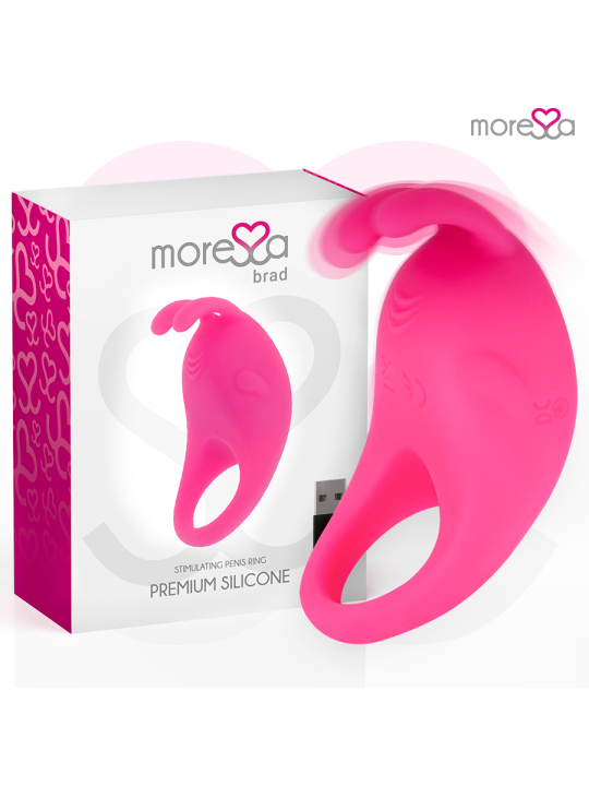 MORESSA - BRAD PREMIUM SILICONE OPLAADBAAR ROZE