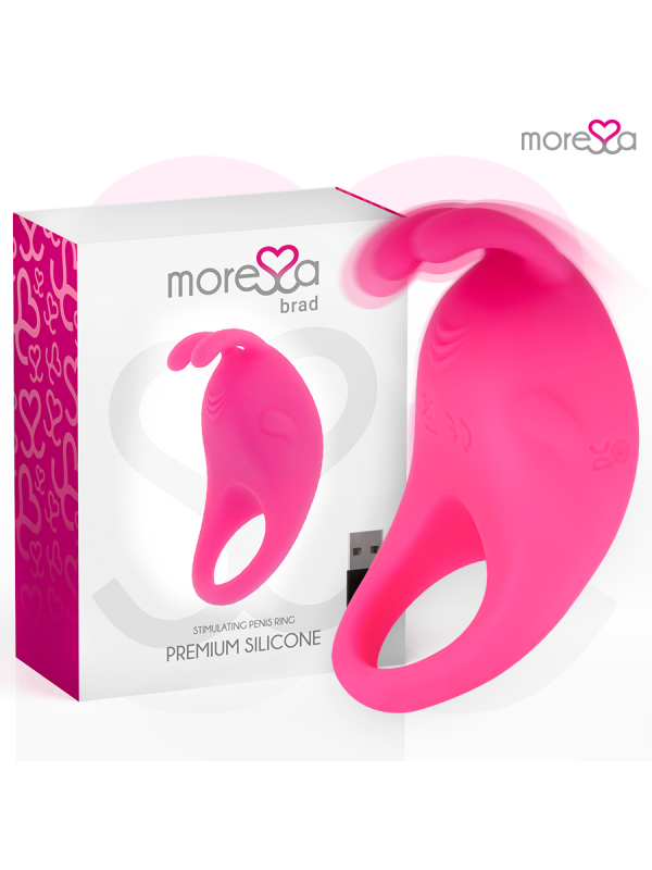 MORESSA - BRAD PREMIUM SILICONE OPLAADBAAR ROZE