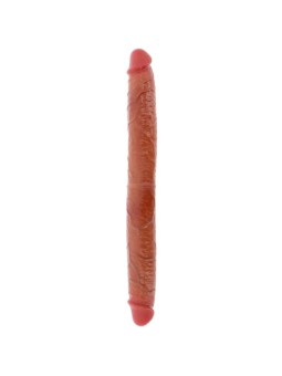GET REAL - DOPPELENDES SILIKON-DILDO KARAMELL 46 CM