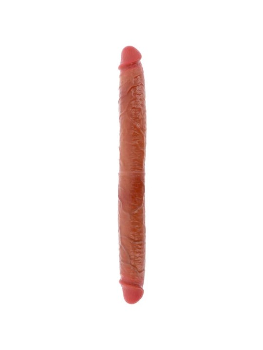 GET REAL - DILDO DOBLE DONG DE SILICONA CARAMELO 46 CM