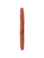 GET REAL - DILDO DOBLE DONG DE SILICONA CARAMELO 46 CM