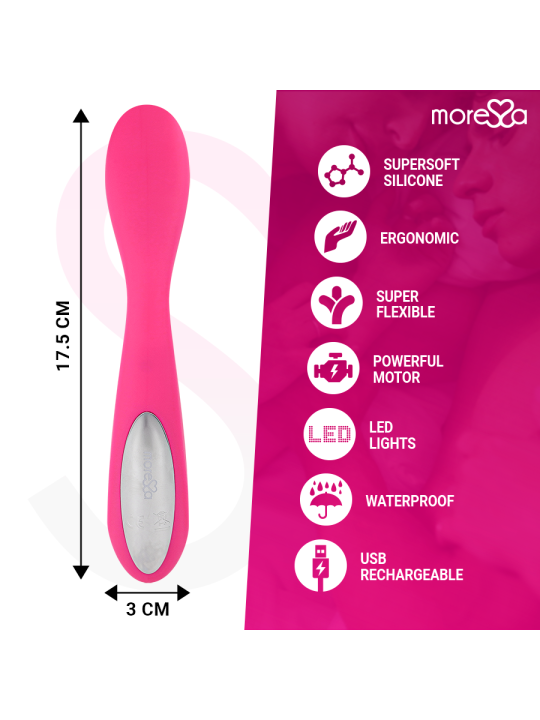 MORESSA - DRUSO PREMIUM SILICONE RECARREGVEL