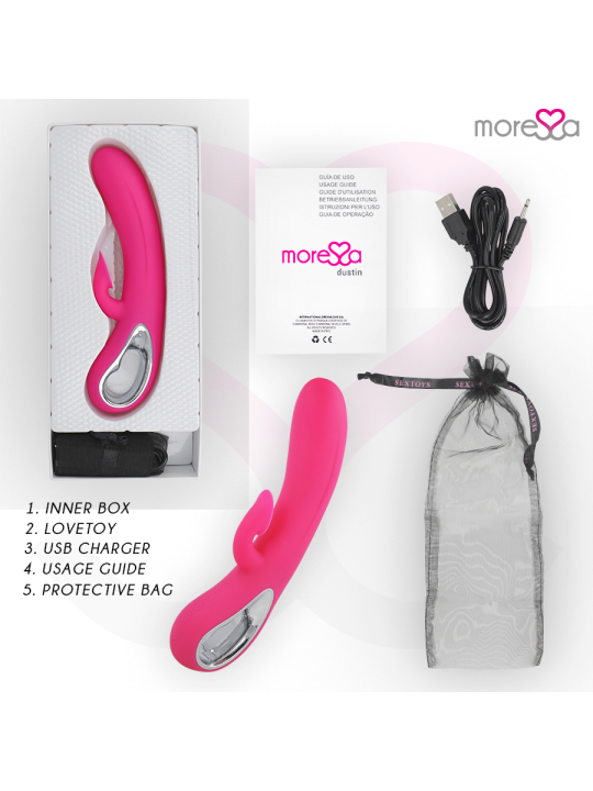MORESSA - DUSTIN CLITORAL SUCTION AND POWERFUL VIBRATION PREMIUM SILIC