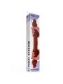 GET REAL - DILDO DOBLE DONG DE SILICONA CARAMELO 46 CM