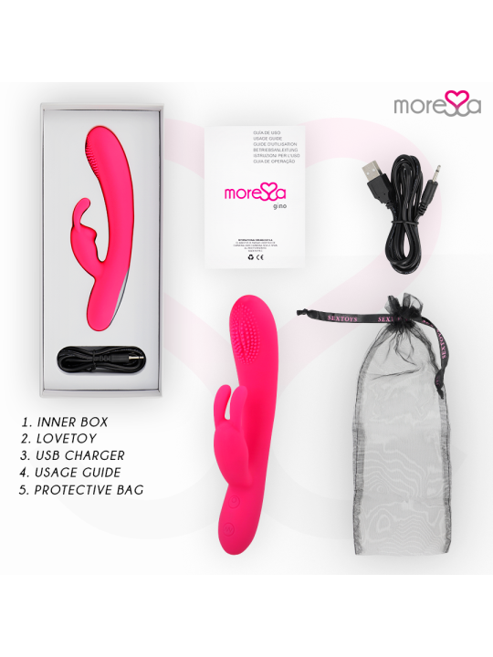 MORESSA - GINO PREMIUM SILICONE RICARICABILE