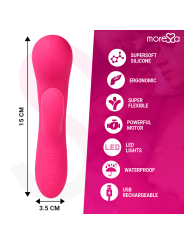 MORESSA - JERRY CLIP VIBRATOR GY SPOT CLITORIS PREMIUM SILICONE OPLAAD